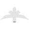 Ekena Millwork Davenport Architectural Grade PVC Gable Bracket, 36"W x 16 1/2"H x 2"D x 4"F, 11/12 Pitch GBP036X17X0204DAV00 - alternate 3